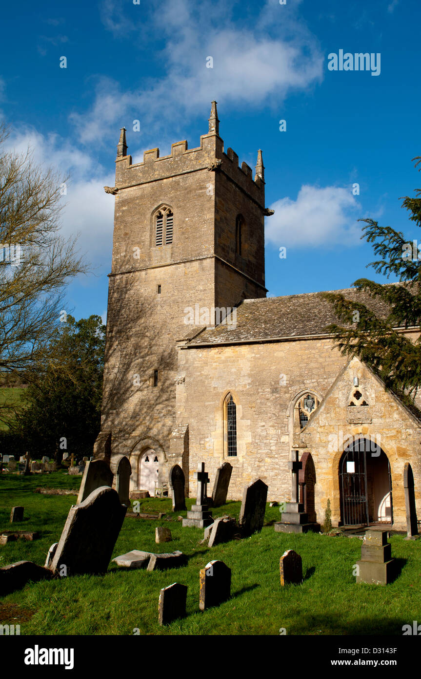 St. Barbara`s Church, Ashton under Hill, Worcestershire, England, UK